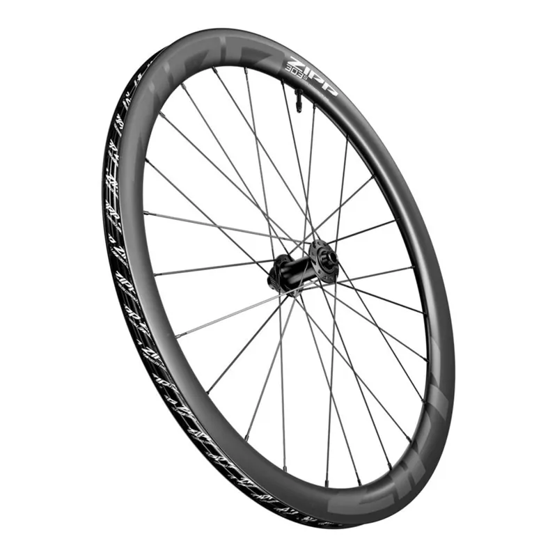 Zipp 303 S Carbon Tubeless Disc Brake 700c Front Wheel in Black-1